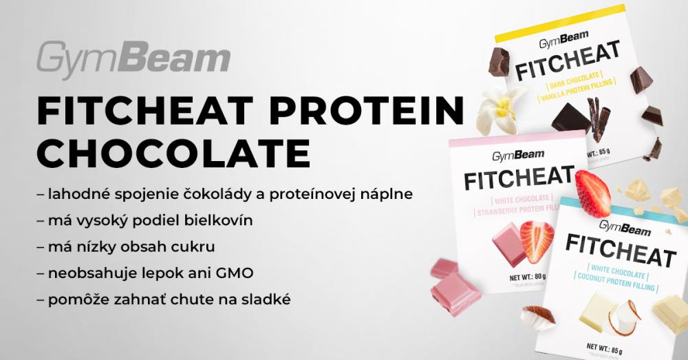 Proteínová čokoláda Fitcheat - GymBeam