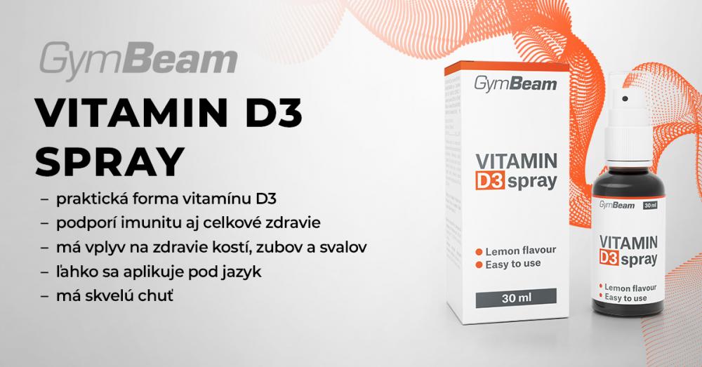 Vitamín D3 Sprej - GymBeam