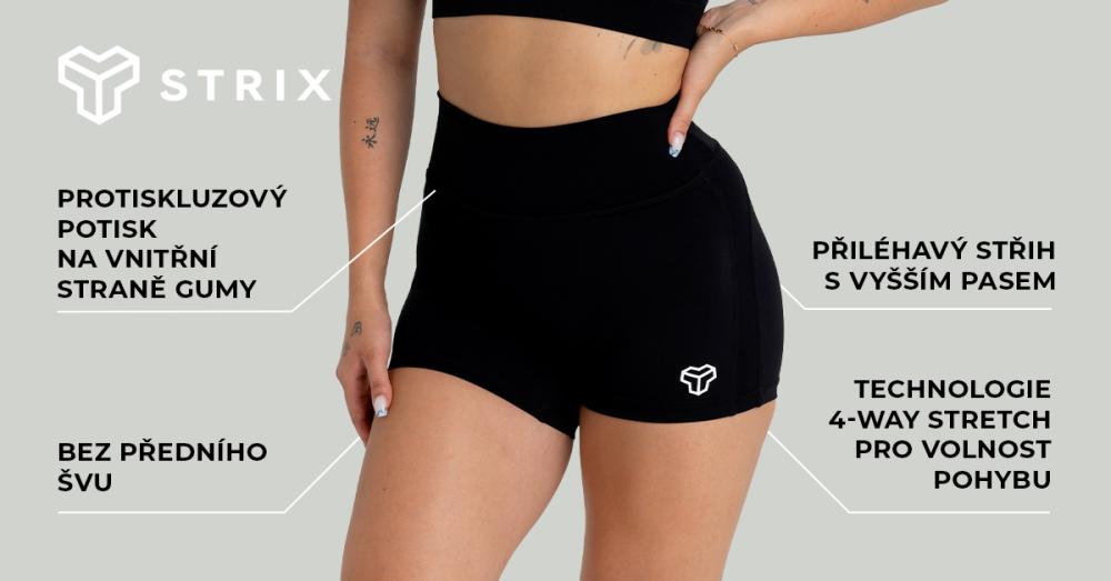 Womens Shorts Black - STRIX