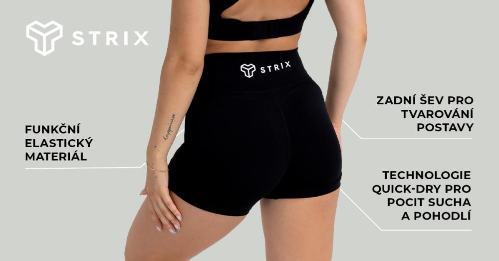 Womens Shorts Black - STRIX
