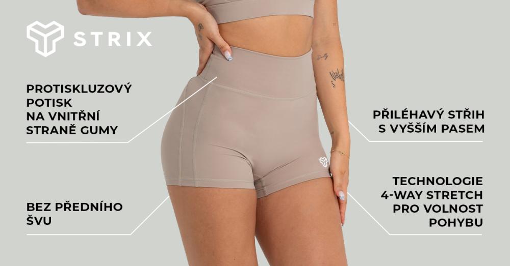 Womens Shorts Taupe 2