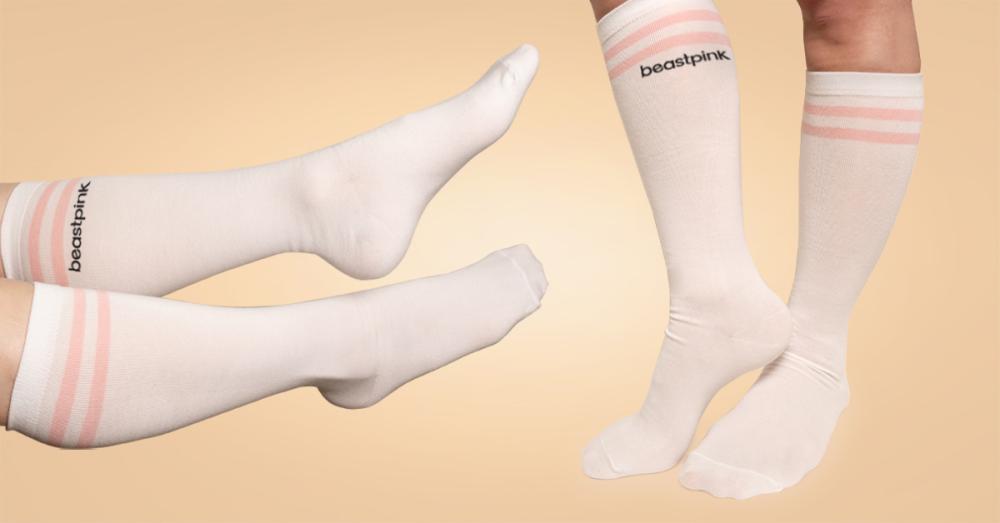 Beastpink Podkolienky Knee High Socks White M