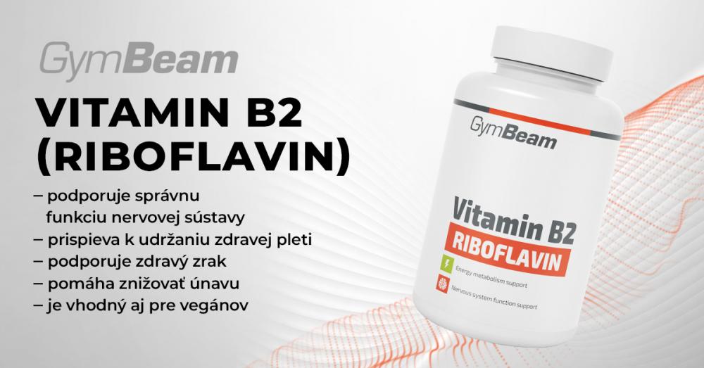 Vitamín B2 (Riboflavín) - GymBeam