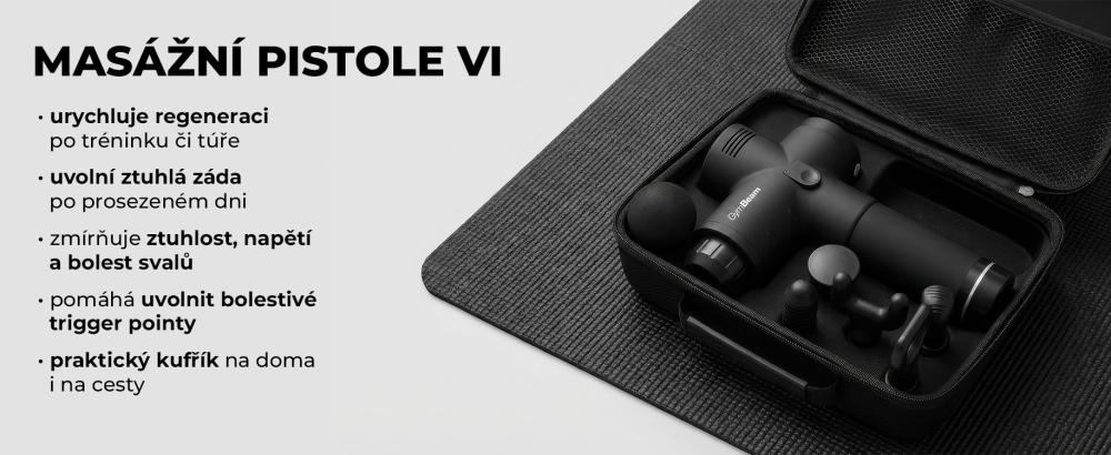 Účinky Masážnej pištole VI Black - GymBeam
