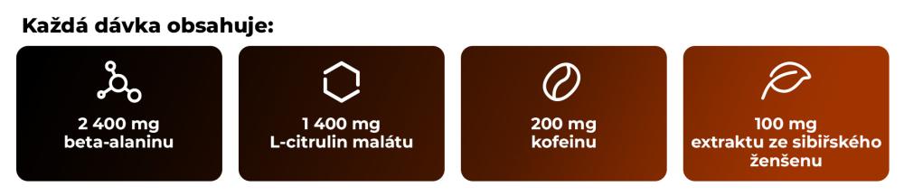 Čo obsahuje Thor - GymBeam v jednej dávke