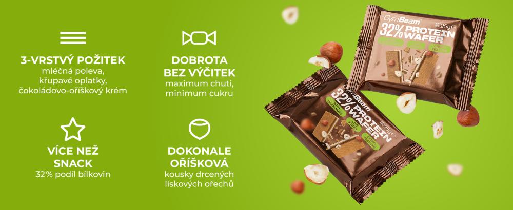 32% Protein Wafer - GymBeam