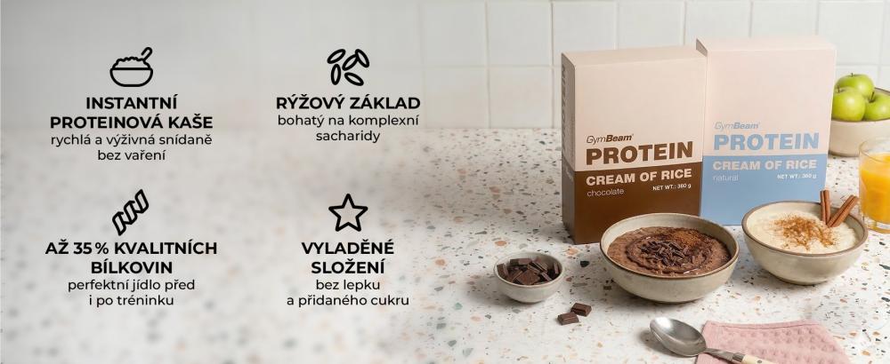 Kľúčové benefity proteínovej ryžovej kaše bez pridaného cukru - GymBeam