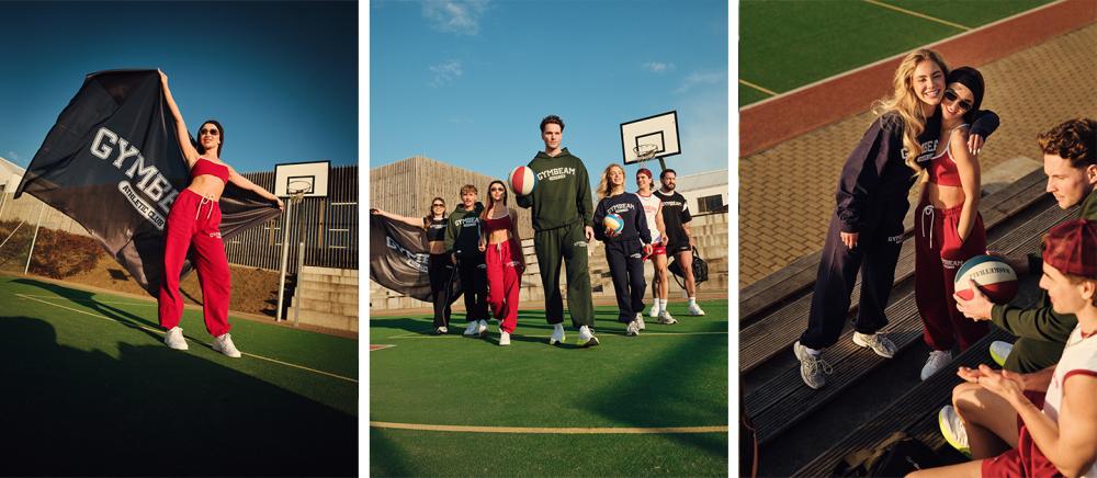 Dámské tepláky Varsity Red - GymBeam