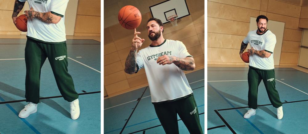 Tepláky Varsity Green - GymBeam