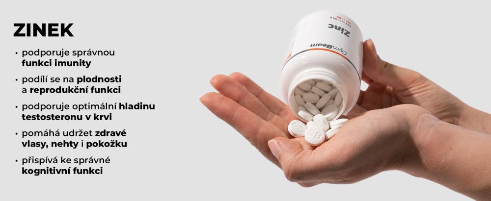 Účinky Zinku - GymBeam