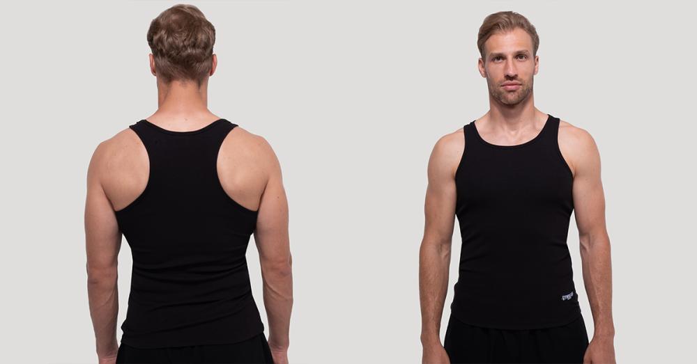Tričko Persistence Ribbed Black - GymBeam