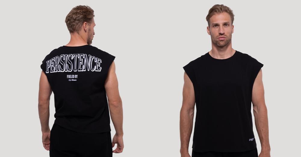 Tričko Persistence Black - GymBeam
