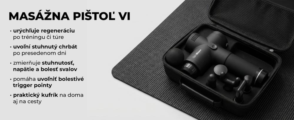 Účinky Masážnej pištole VI Black - GymBeam