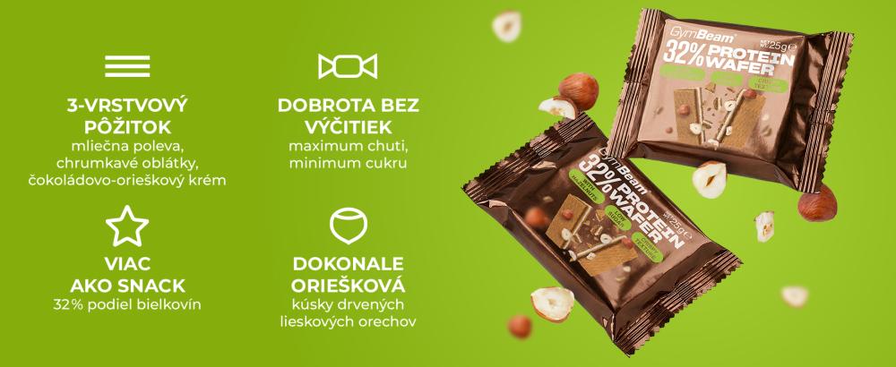 32% Protein Wafer - GymBeam