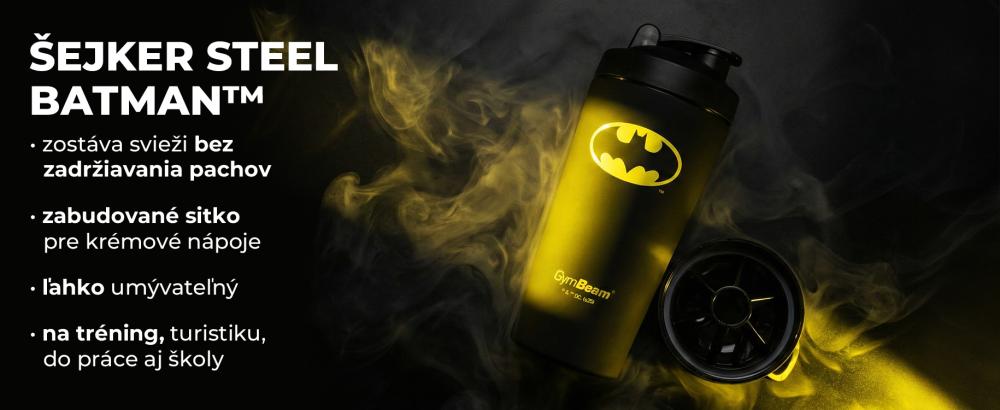 Benefity Šejkru Steel Batman™ 750 ml - GymBeam