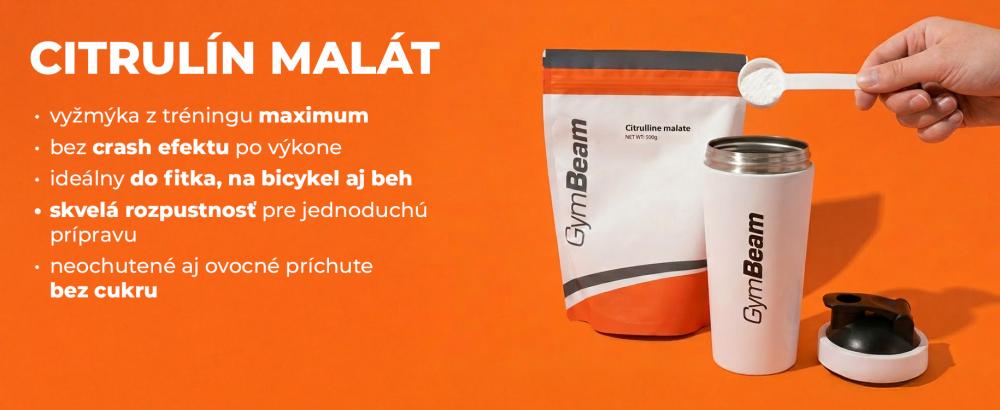 Účinky a benefity nakopávača Citrulín Malát od GymBeam