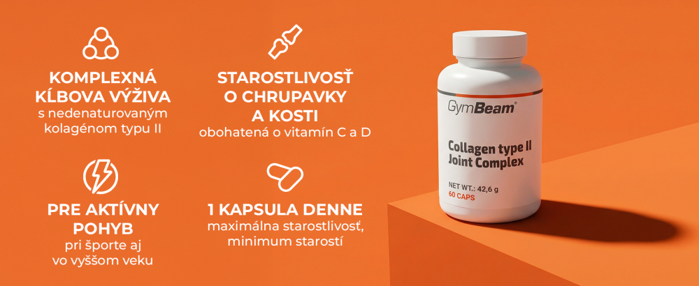 Kolagén typ II kĺbový komplex - GymBeam