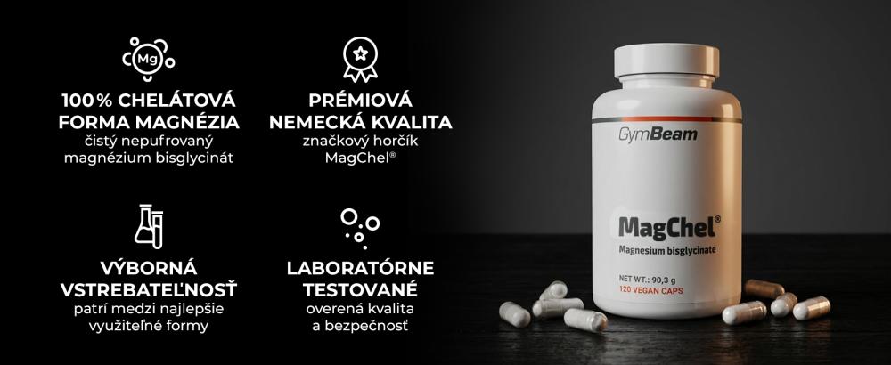 Magnézium bisglycinát (MagChel®) - GymBeam