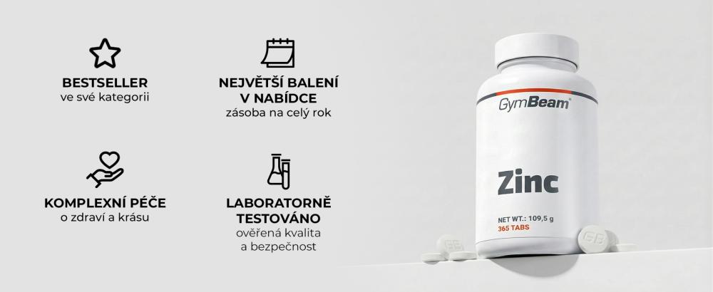 Výhody a vlastnosti Zinku - GymBeam