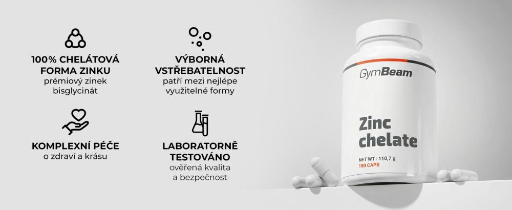 Výhody a vlastnosti zinku chelátu (bisglycinátu) - GymBeam