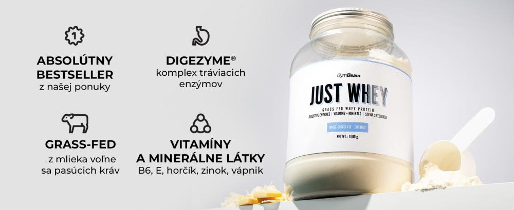 Hlavné benefity Just Whey Grass-Fed Proteínu – GymBeam