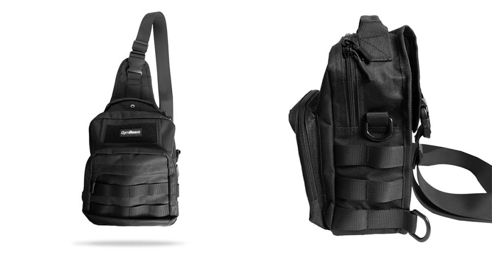 Taška cez rameno Tactical Black - GymBeam