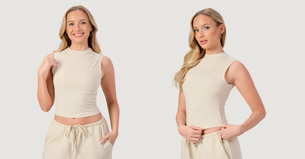 Dámsky Top Turtleneck NEO Almond - GymBeam