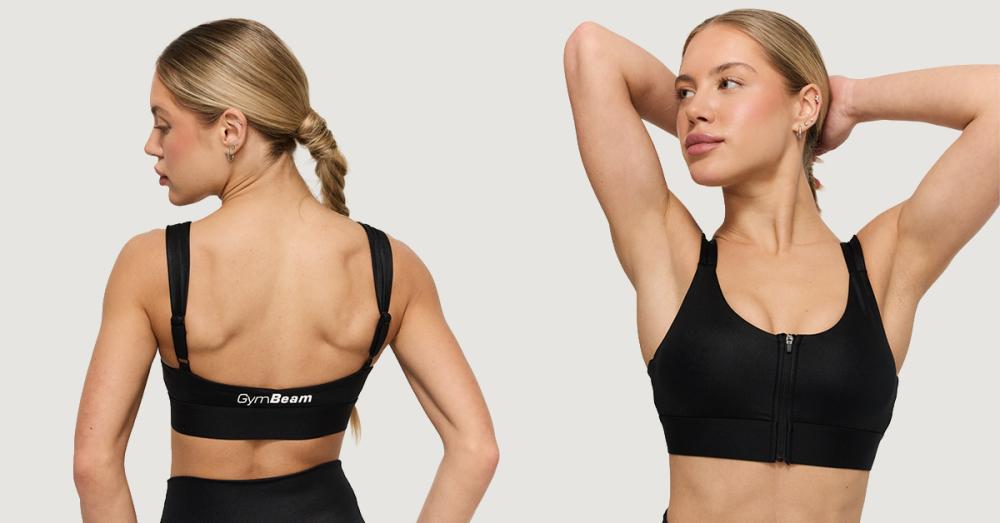 Športová podprsenka Prime Black - GymBeam