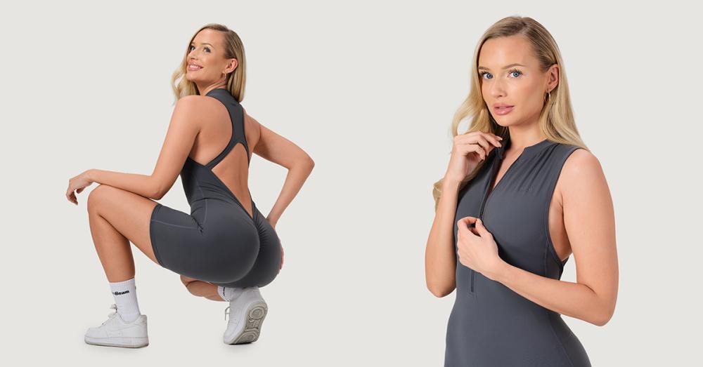 Dámský overal Zip-Up NEO Iron - GymBeam