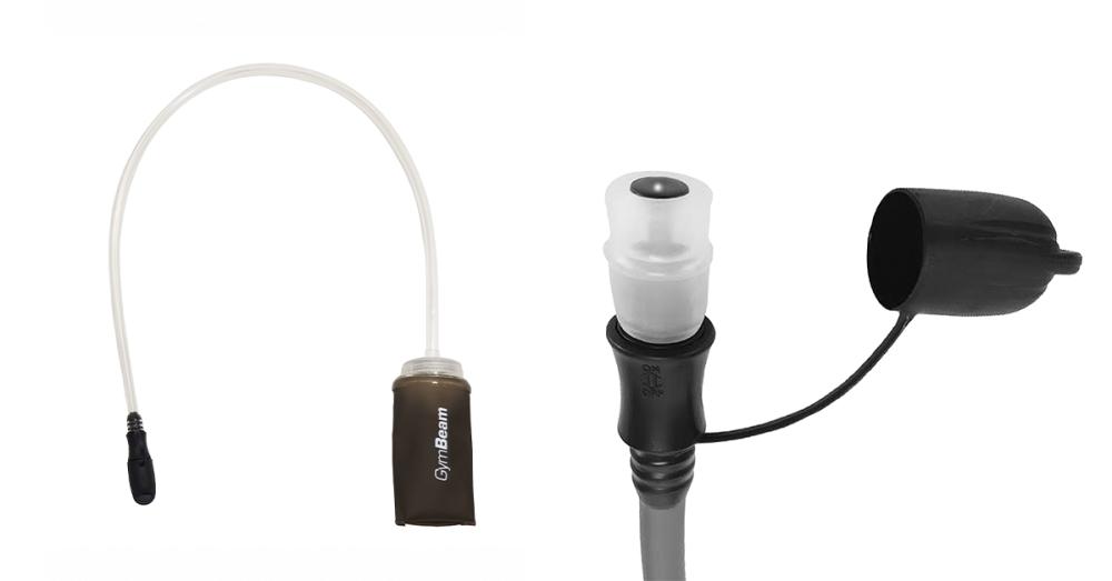 Fľaša Hydra Soft Flask Black 250 ml - GymBeam