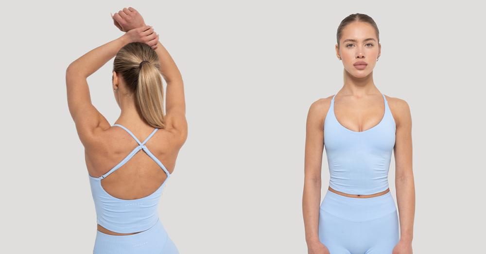 Dámske tielko Luma Baby Blue - GymBeam