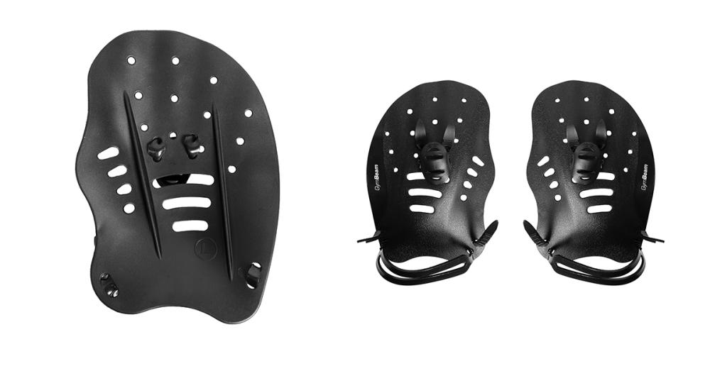 Plavecké pádla AquaFlow Black - GymBeam