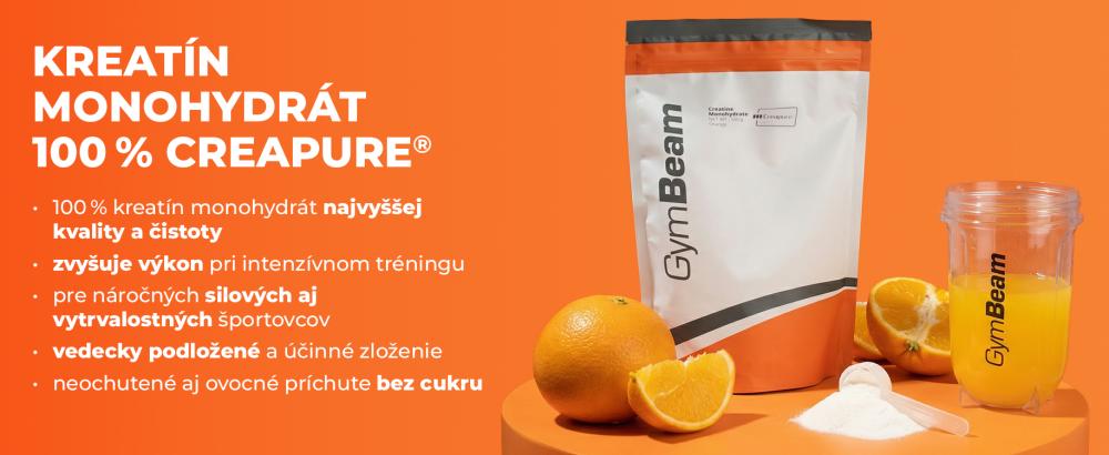 Účinky 100%  kreatín monohydrátu (Creapure®) - GymBeam