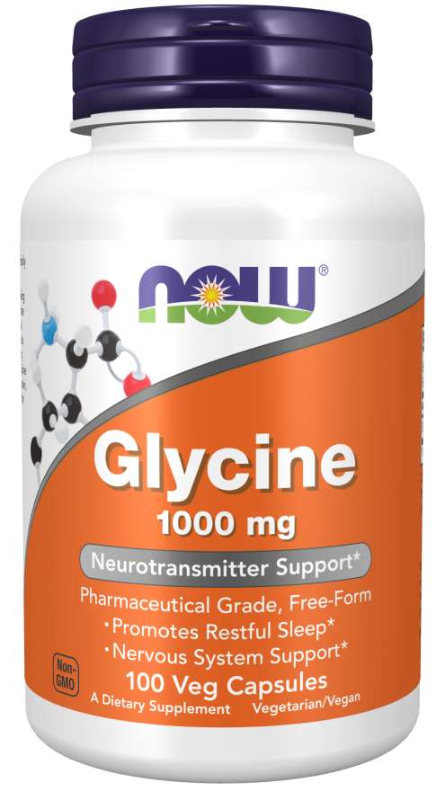 Glycín 1000 mg - NOW Foods