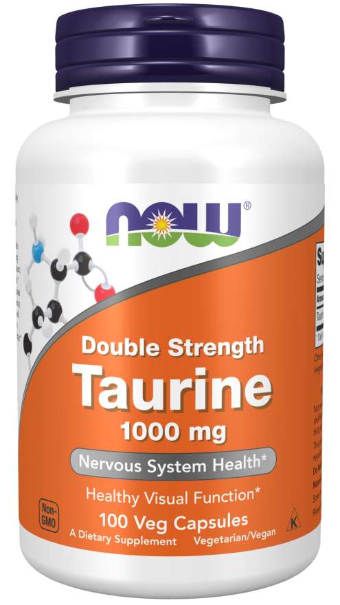 Taurín Double Strength 1000 mg - NOW Foods