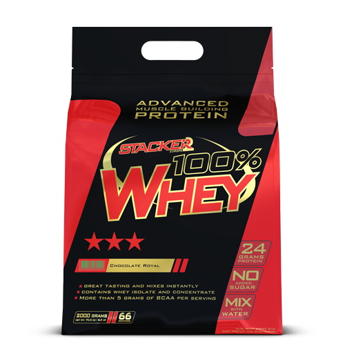 Stacker 2 100 Whey Protein 2000 g čokoláda