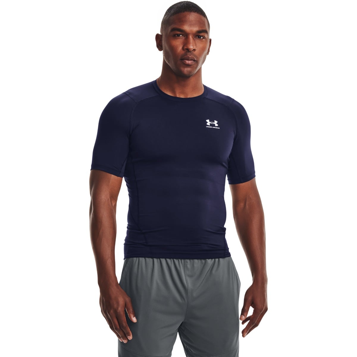 Kompresné tričko HG Armour Comp SS Midnight Blue - Under Armour