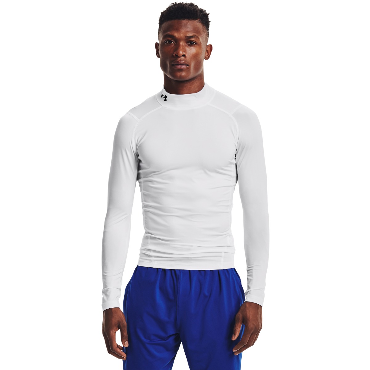Kompresné tričko HG Armour Comp Mock LS White - Under Armour