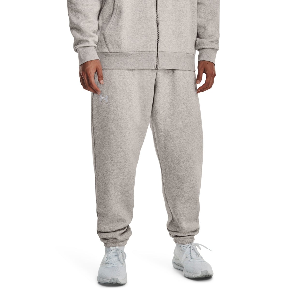 Pánske tepláky Essential Fleece Grey - Under Armour