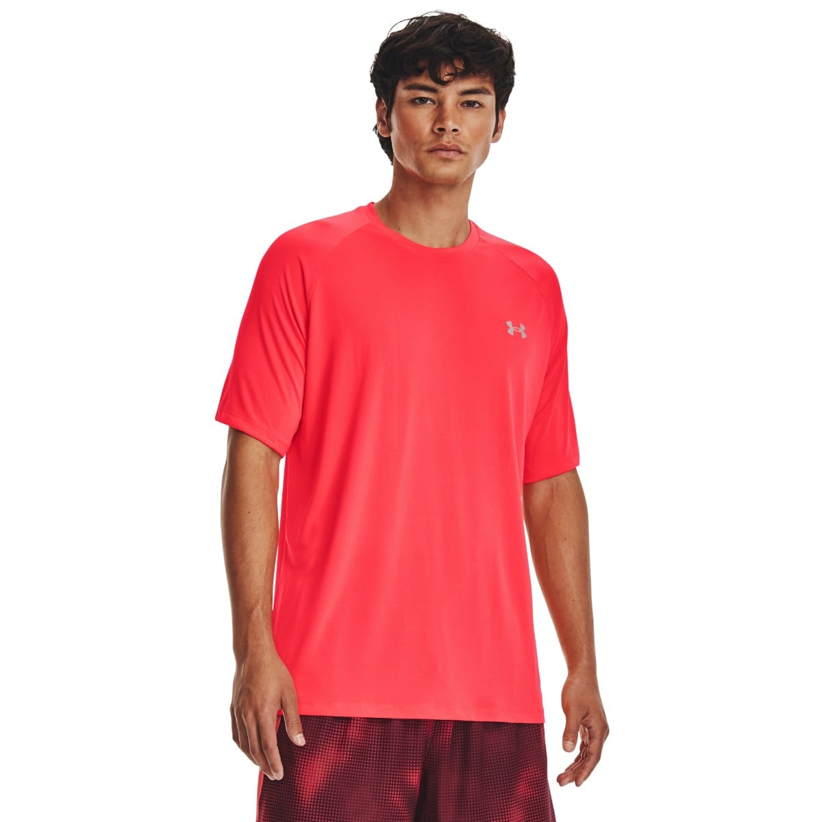 Tričko Tech Reflective SS Red - Under Armour