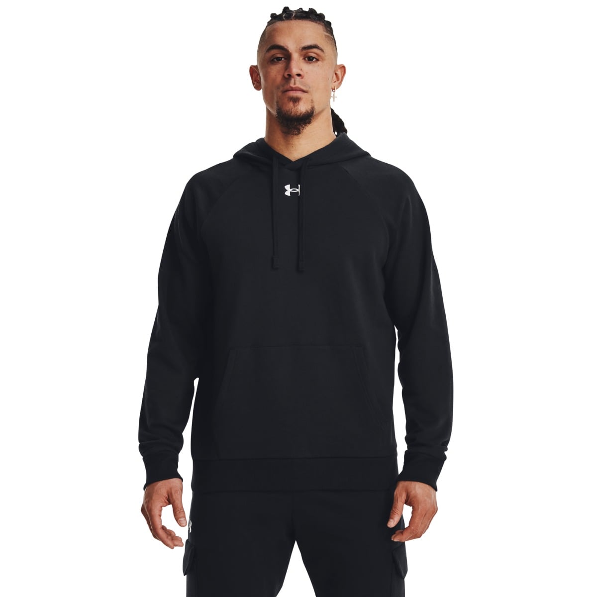 Mikina UA Rival Fleece Hoodie Black - Under Armour
