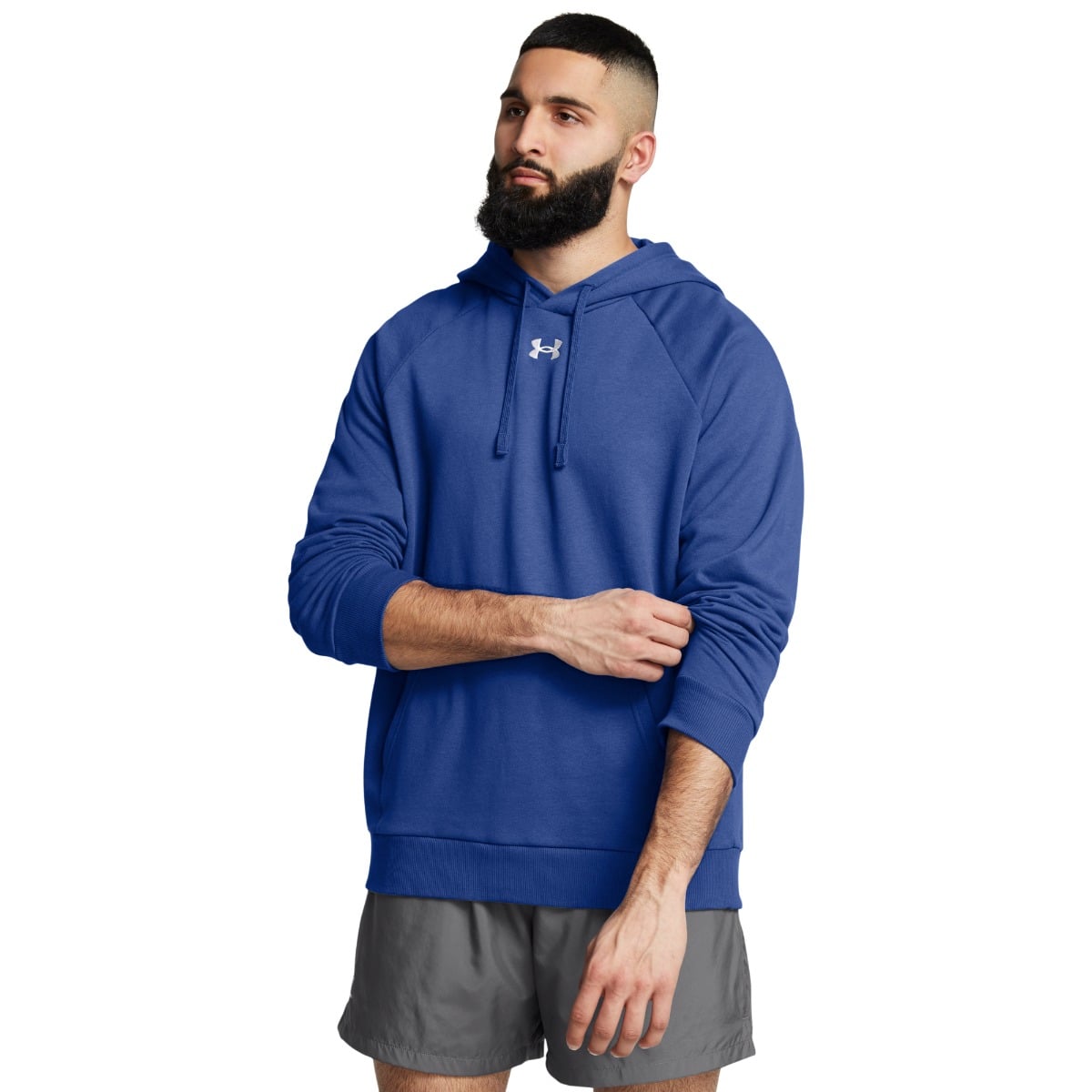 Mikina UA Rival Fleece Hoodie Blue - Under Armour