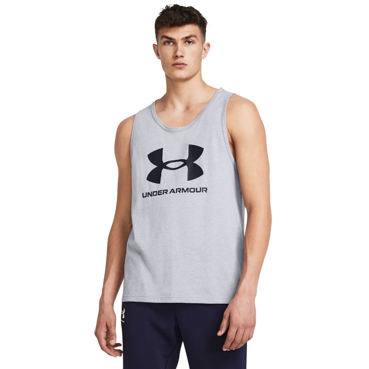 Tielko SPORTSTYLE LOGO TANK Grey - Under Armour
