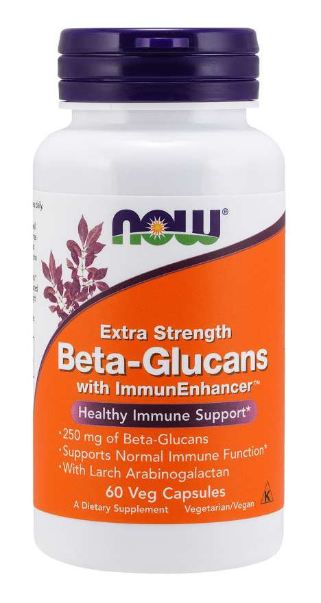 Beta-Glukány + ImmunEnhancer™, Extra silné - NOW Foods