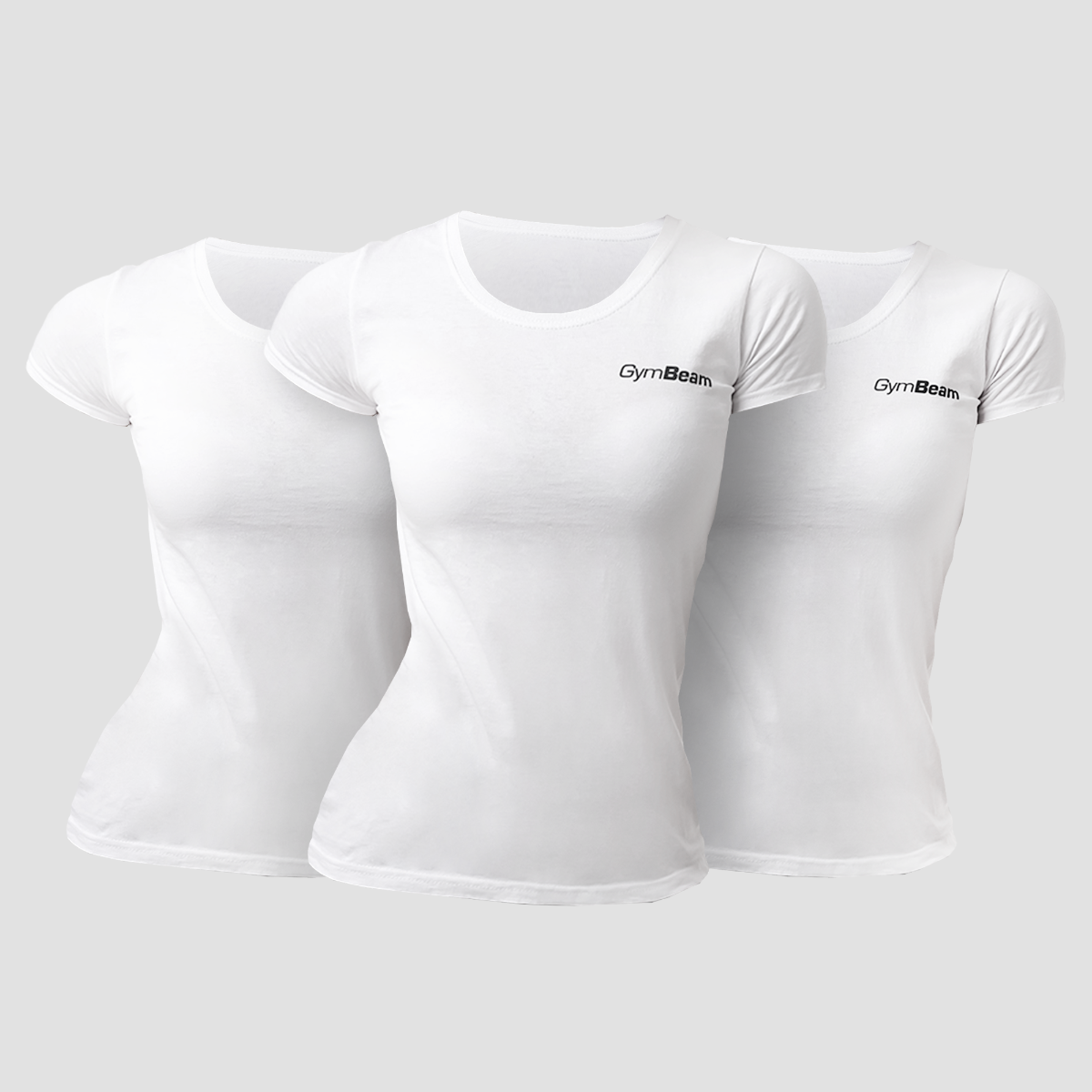 Dámske tričko Basic 3Pack White - GymBeam