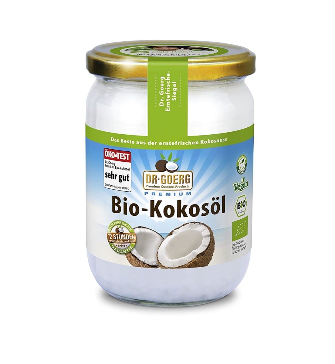 Premium BIO Panenský kokosový olej - DR. GOERG