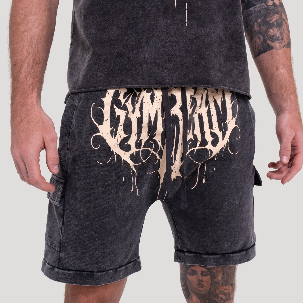 Šortky Abyss Charcoal - GymBeam