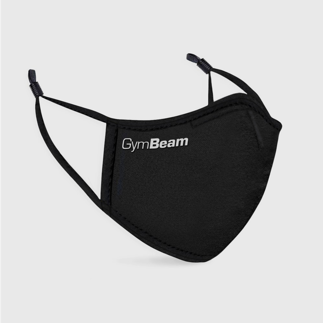 Ochranné rúško ANTI + PM2.5 filter - GymBeam čierna