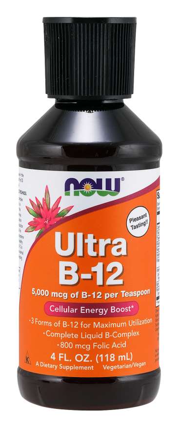 NOW Foods Vitamín B-12 Ultra liquid 118 ml