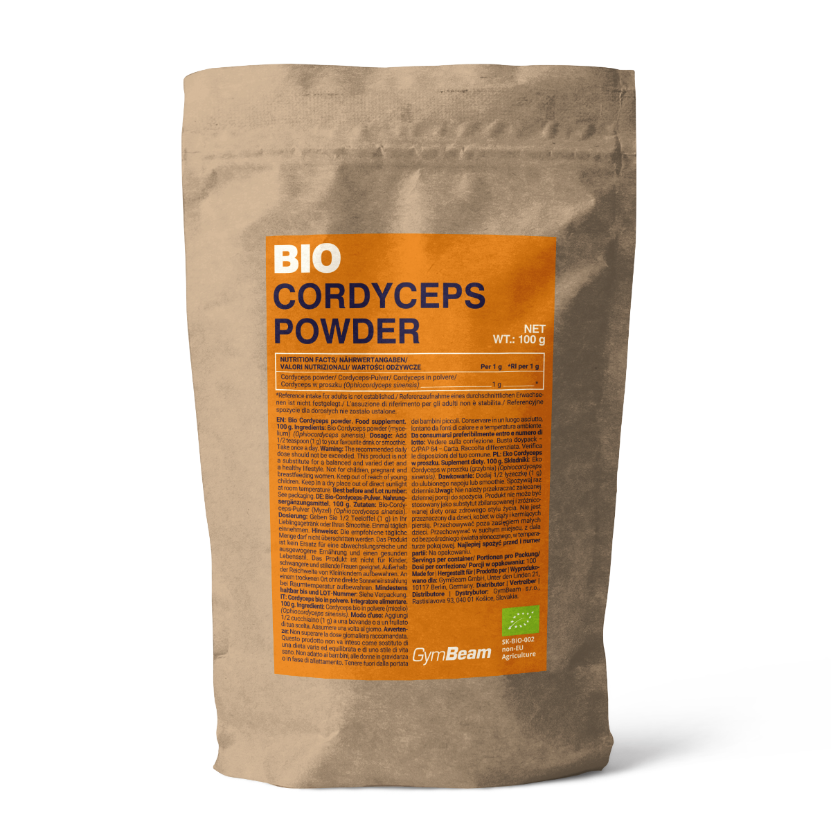 BIO Cordyceps prášok - GymBam
